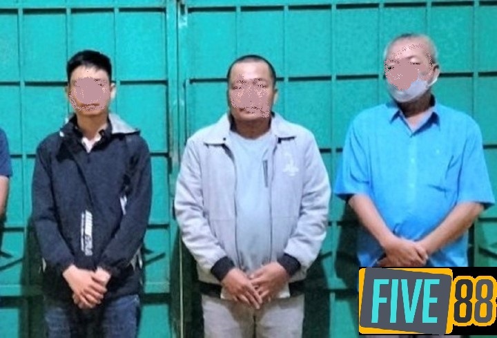 Ba đối tượng Huân, Bình, Việt được bắt giữ